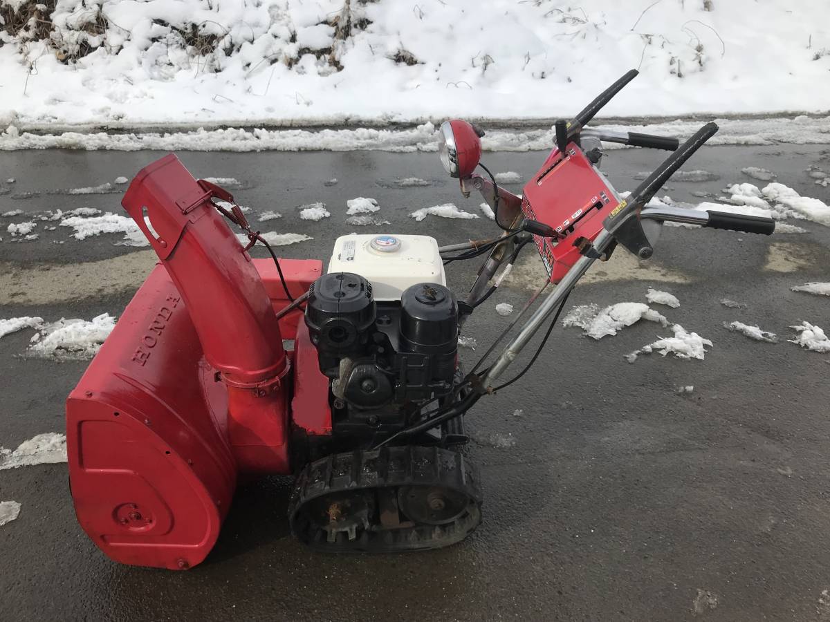 8 horse power snowblower Honda HS80 battery new goods cell &li coil actual work goods Nagano city 