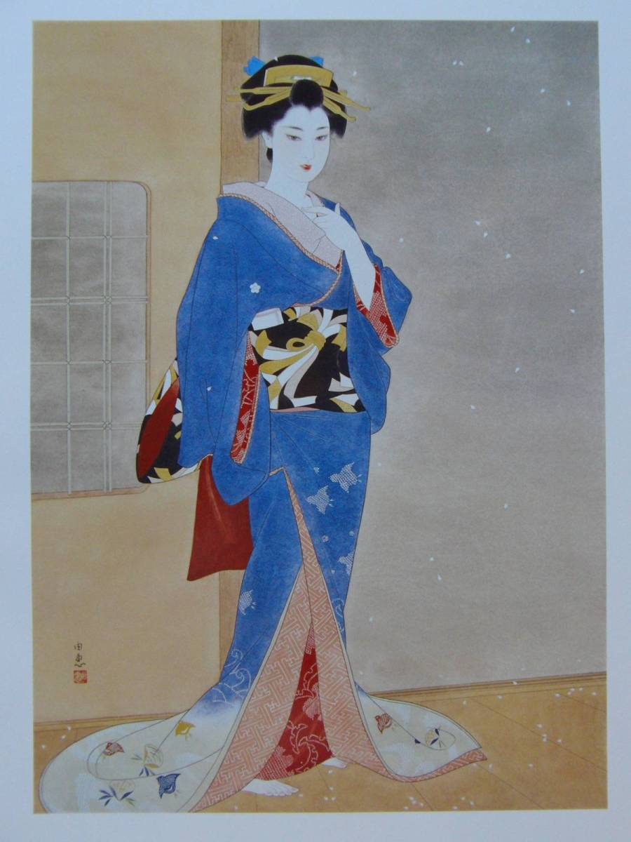  now ...,[ thing ...], rare gorgeous large size book of paintings in print ., high class new goods amount * frame attaching, condition beautiful beauty, beauty picture, Japanese picture house, postage included 