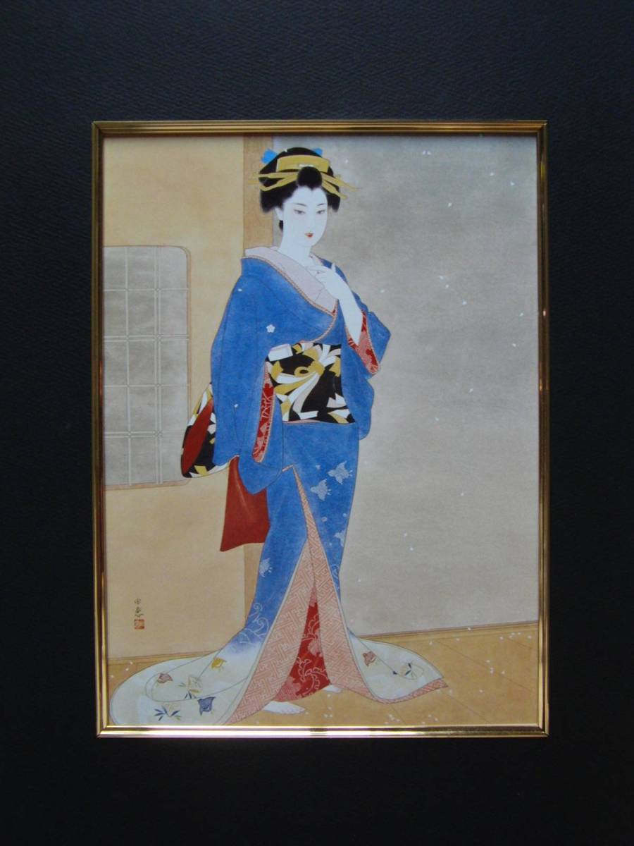  now ...,[ thing ...], rare gorgeous large size book of paintings in print ., high class new goods amount * frame attaching, condition beautiful beauty, beauty picture, Japanese picture house, postage included 