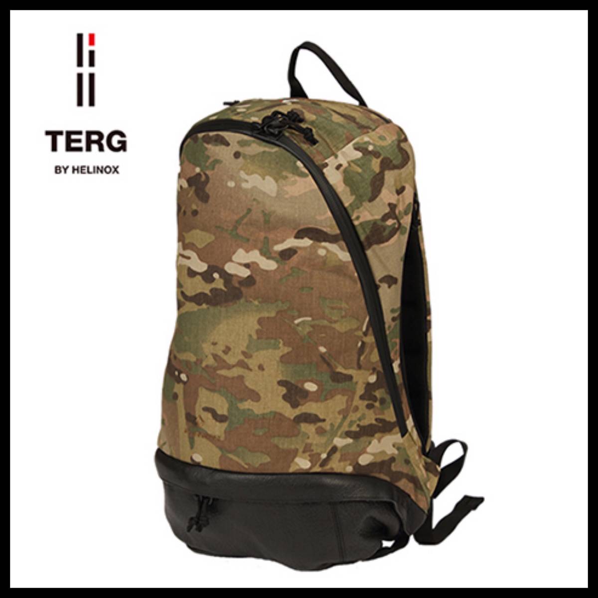 【送料無料】新品 Helinox TERG Daypack 23 L ヘリノックス デイパック マルチカモ 型押しレザー
