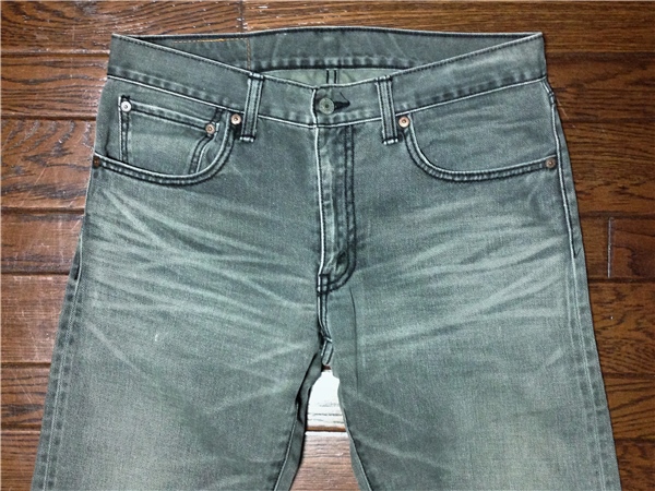 リーバイス Ｌｅｖｉ’ｓ ７０５ ３２ コットン パンツ ヒゲ落ち グレー 検索 黒 ブラック デニム ジーンズ ジーパン ツイル_７０５のヒゲ落ちパンツ