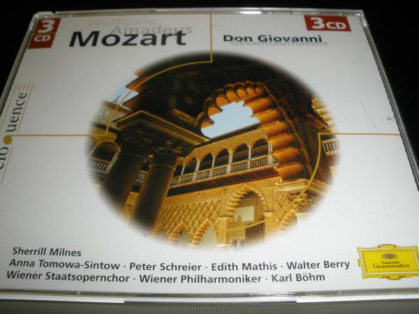 モーツァルト ドン・ジョヴァンニ ベーム ミルンズ ベリー ウィーン・フィルハーモニー管弦楽団 1977 ライヴ 3CD Mozart Don Giovanni Bohm_ドン・ジョヴァンニ ベーム ライヴ 1977