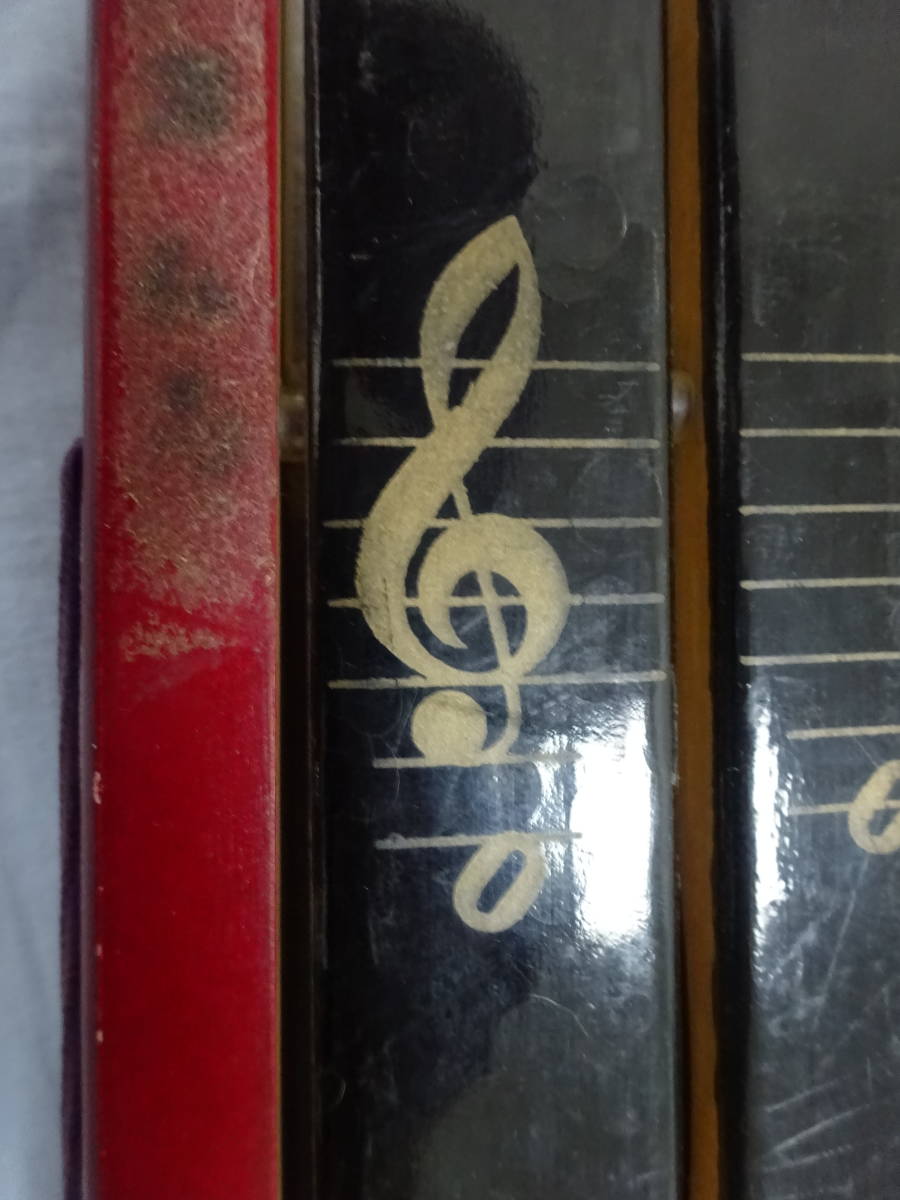 （な-Y-1105） 木琴 ジャンク品 ２個セット シロホン もっきん マレット なし 中古の画像9