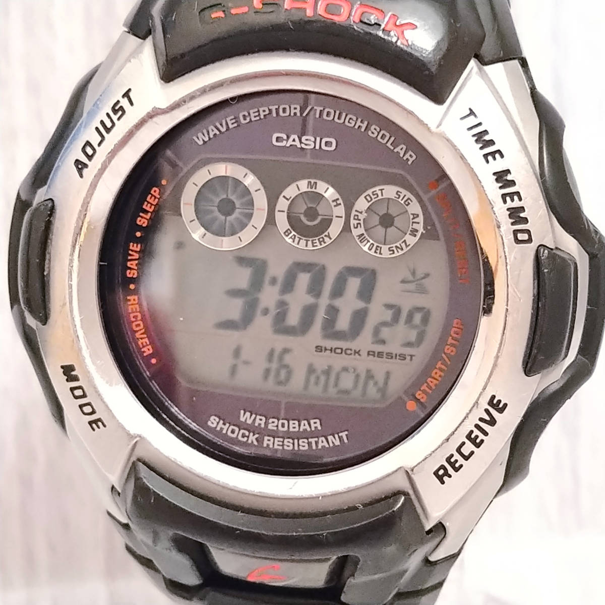 CASIO G-SHOCK GW-500J 電波ソーラー ジーショック 整備済