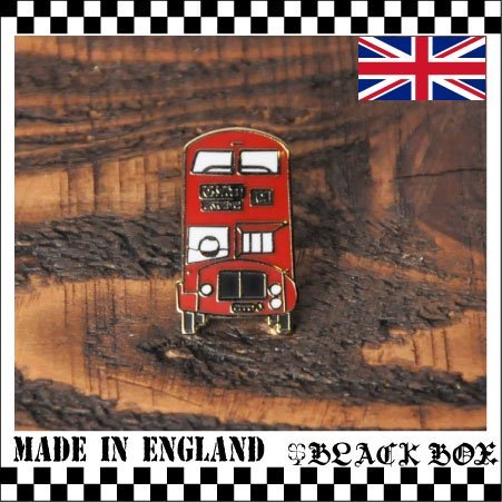 英国 インポート Pins Badge ピンズ ピンバッジ LONDON BUS ロンドンバス UK GB ENGLAND イングランド イギリス製 056_画像1