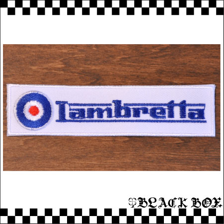 ワッペン Lambretta ランブレッタ MODS モッズ バイク 英国 イギリス UK GB ENGLAND イングランド PUNK SKA パンク スカ 070の画像1