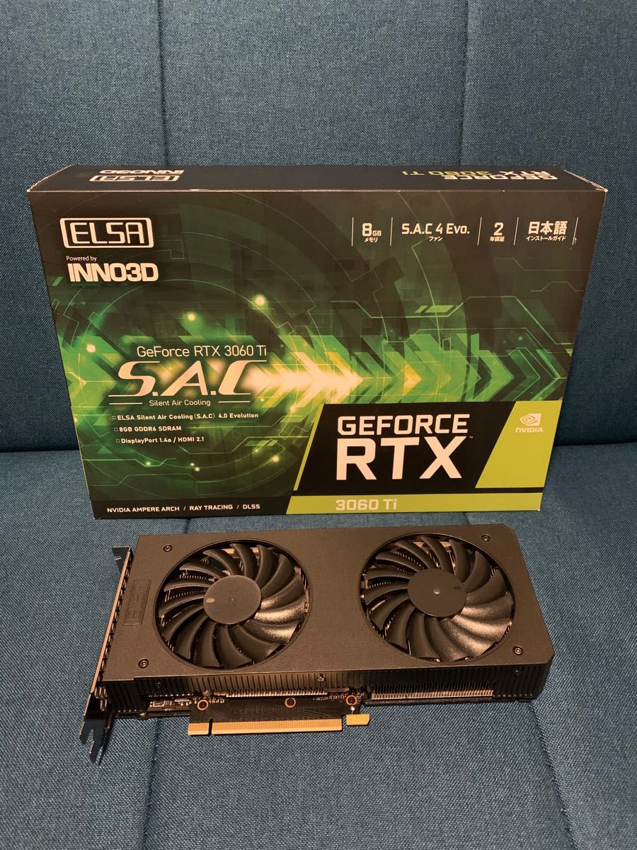 2年保証品 ELSA GeForce RTX 3060 Ti S.A.C