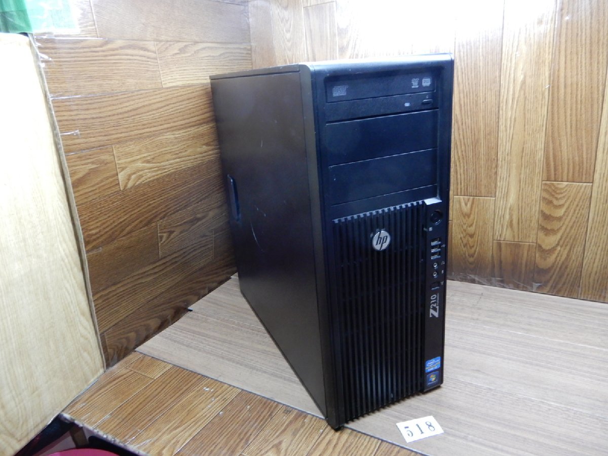 518* rare goods *Windows7- Pro 32BIT install ending * memory 4GB*500GB hard disk *DVDRW multi *HP* tower type personal computer *Z210