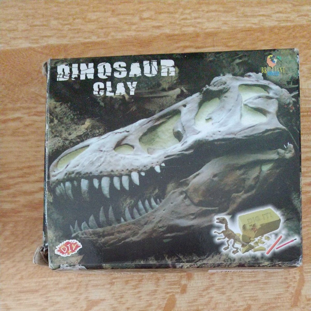 化石/ おもちゃ/ Dinosaur Clay×2