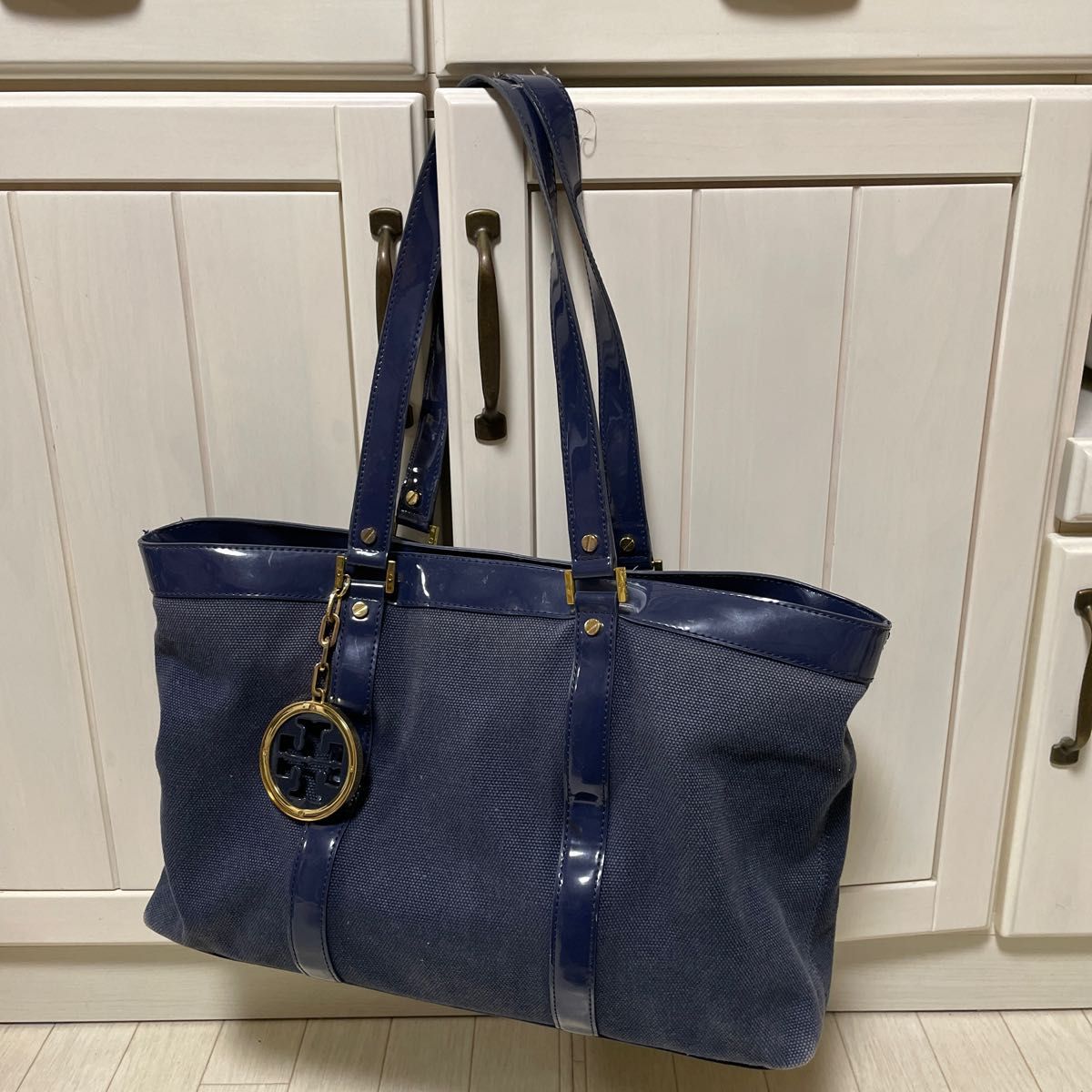 TORY BURCH トリーバーチ ハンドバッグ トートバッグ ネイビー