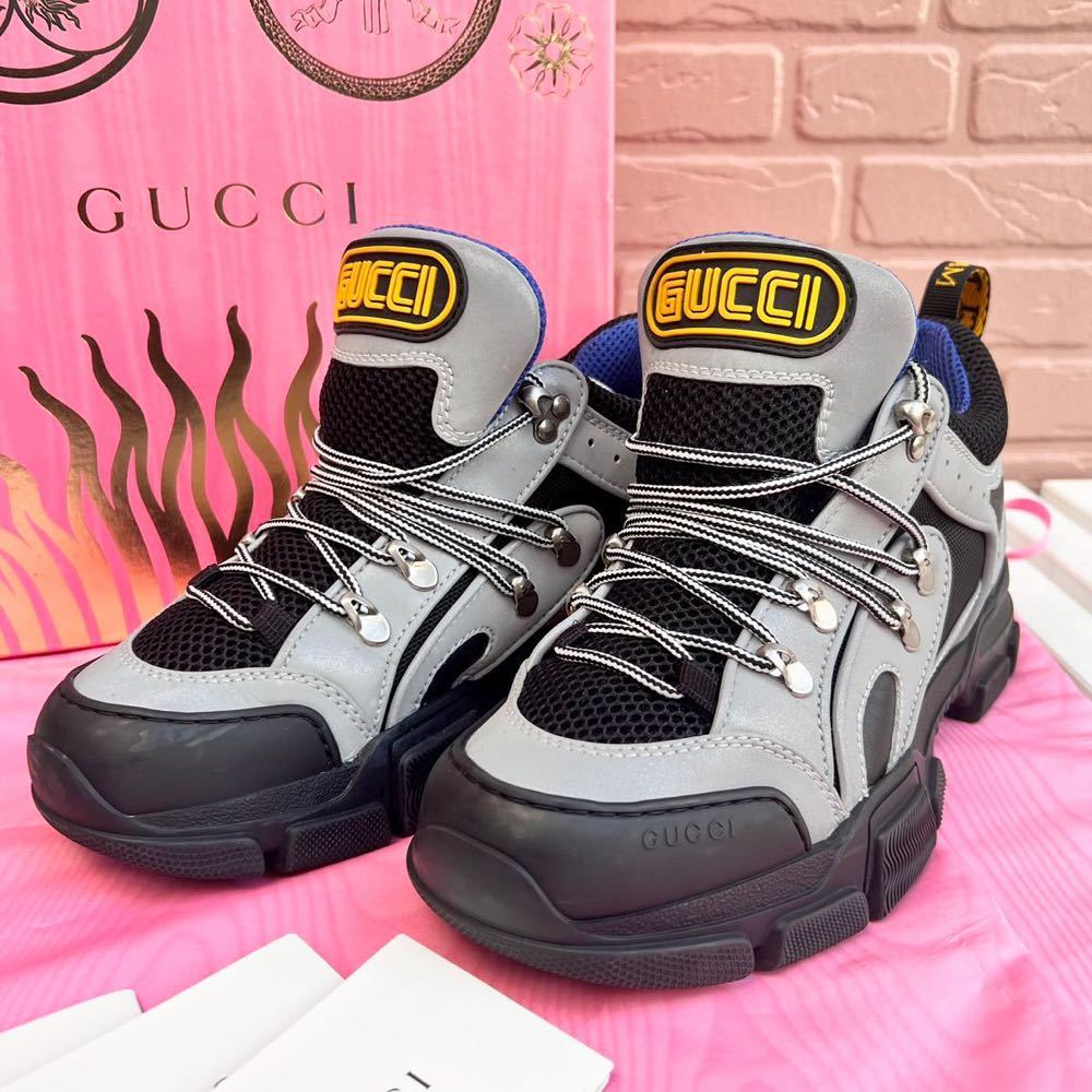 ◇美◇ 本物 限定箱 18SS GUCCI フラッシュトレック スニーカー-
