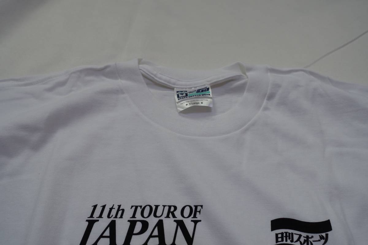 ** очень редкий внутренний велосипед состязание пик 11th TOUR OF JAPAN ограничение длинный футболка не использовался товар XL**