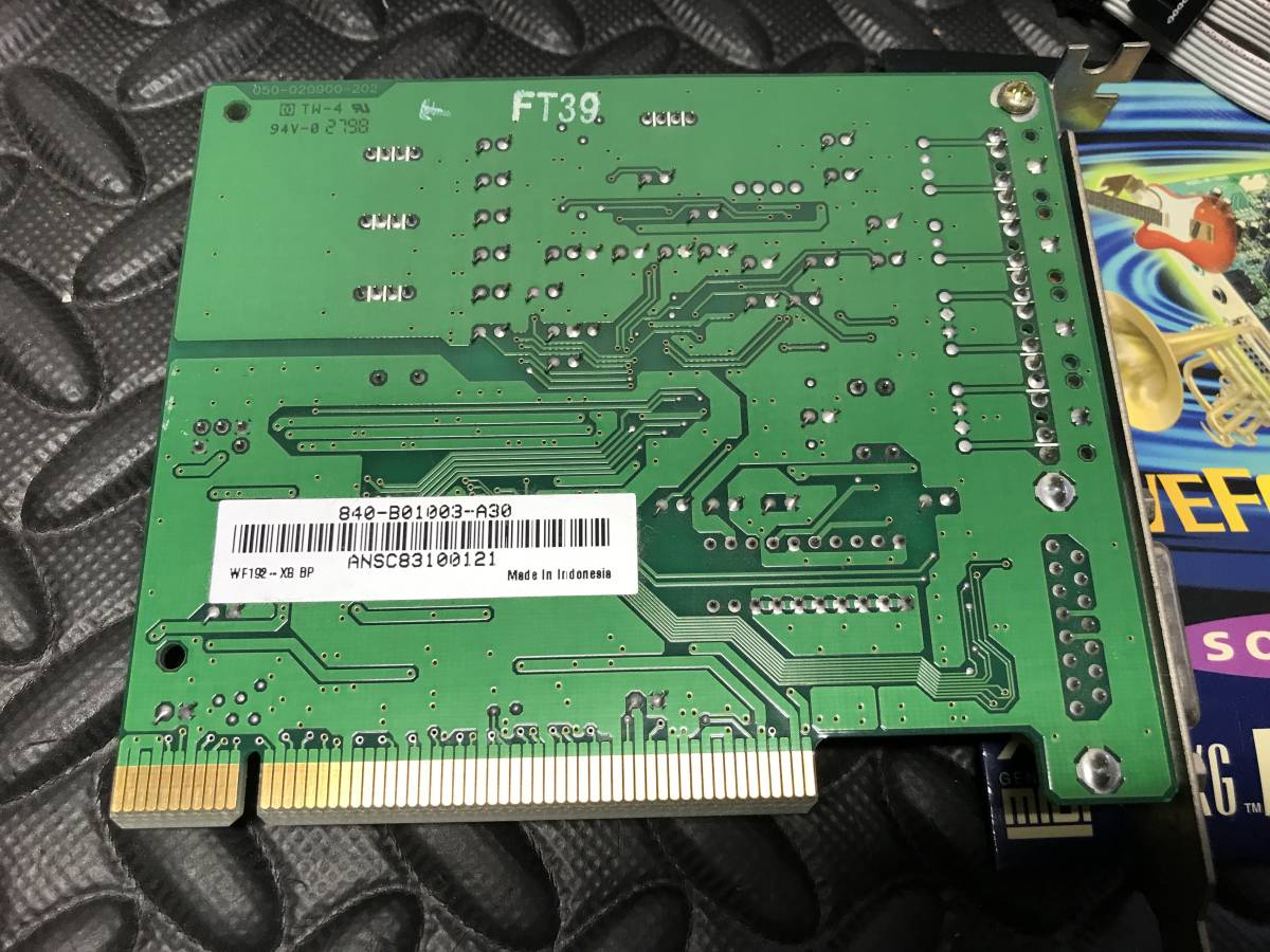 ジャンク YAMAHA WAVEFORCE 192XG 箱入り ヤマハサウンドカード PCIの画像3