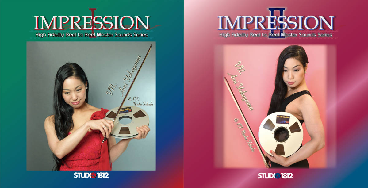 IMPRESSION Ⅰ+Ⅱ 2Tr38Cm　バイオリン　ソロ　ミュージックテープ アルミリール版　セット販売限定 送料無料！
