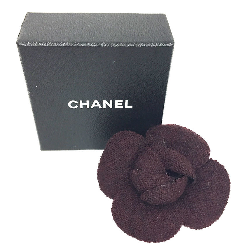 入荷中 カメリア CHANEL シャネル コサージュ aq7245 ボルドー 花