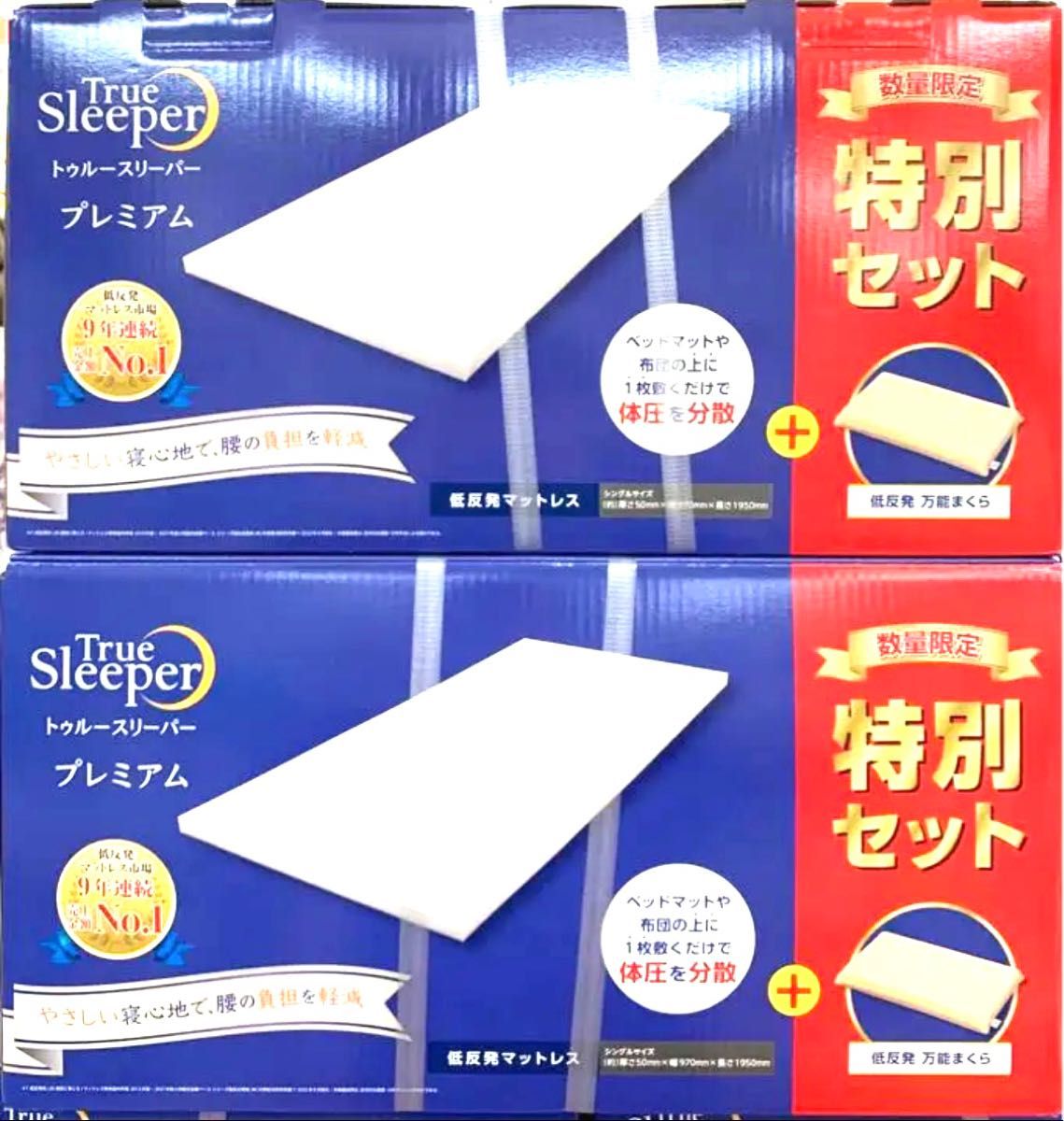 2個セット】 トゥルースリーパープレミアム 特別セット シングル+低