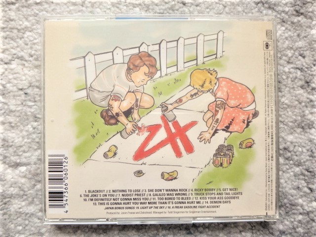 F【 zebrahead / Get Nice! 】帯付き　国内盤（解説・訳詩付き）CDは４枚まで送料１９８円_画像2