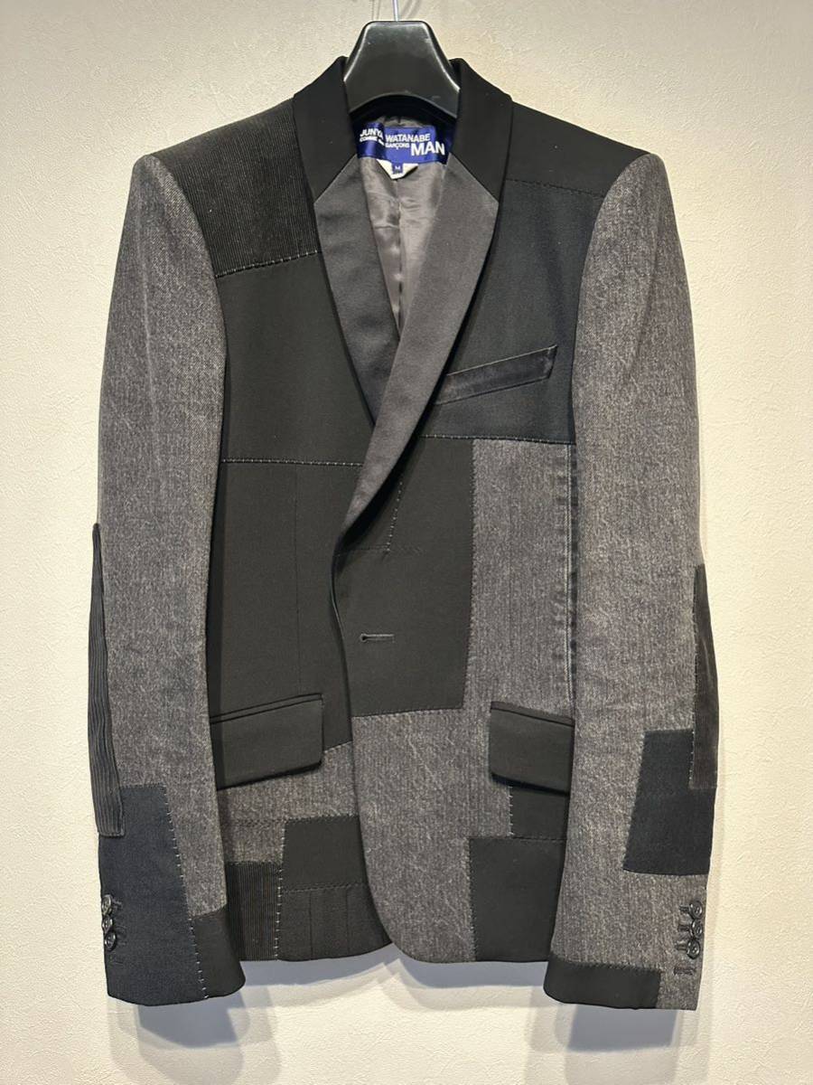 JUNYA WATANABE MAN デニム パッチワークジャケット ジュンヤワタナベ