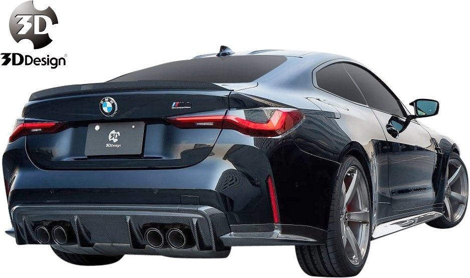 【M’s】 BMW G82 M4 (2020y-) 3D Design リヤディフューザー + リアサイドガーニッシュ 3Ddesign 3Dデザイン エアロ 外装 部品 3108-38222_画像5