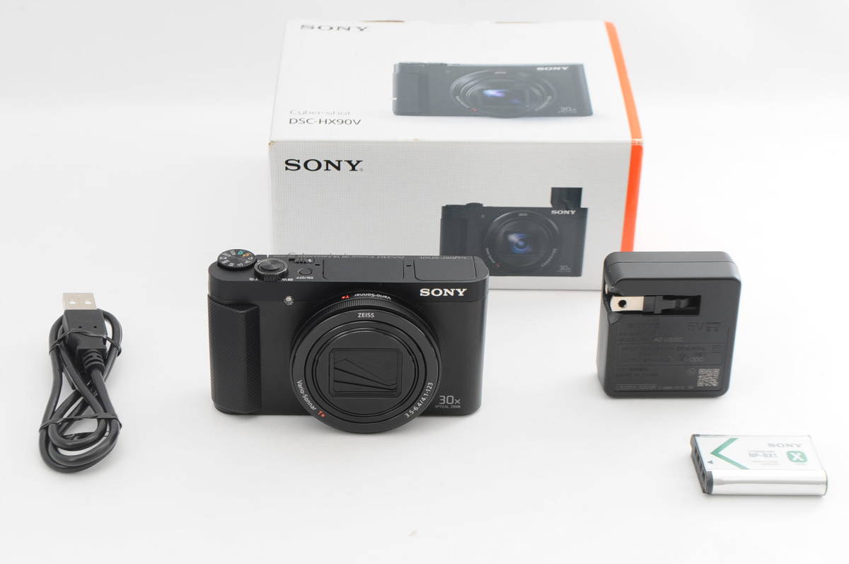 ☆新品級☆ SONY ソニー Cyber-shot DSC-HV90V 元箱・付属品満載☆清潔