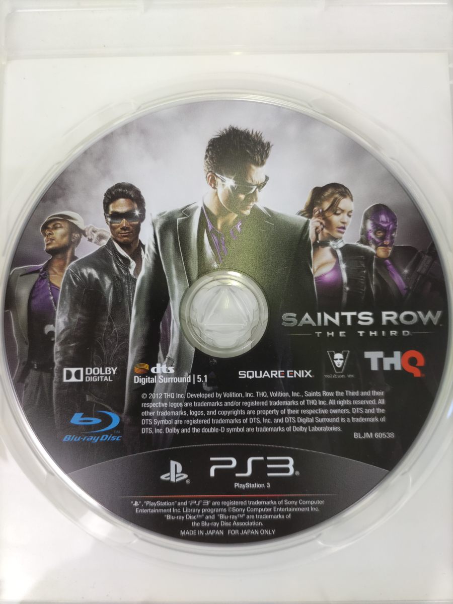 PS3ソフト SAINTS ROW THE THIRD セインツロウ ザ・サード スクウェア・エニックス_画像4