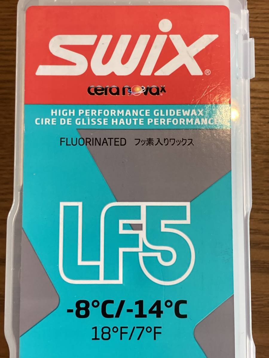 【半額↓未使用】SWIX スウィックス SKI ワックス WAX LF5 180g -8～-14℃ フッ素低含有 スキー スノーボード スノボ 定価￥6050の品の画像3