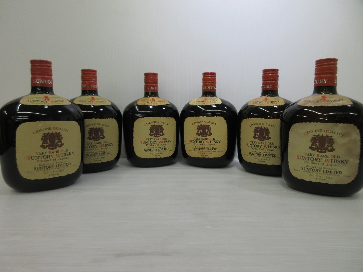 6本セット サントリー オールド 木箱付き SUNTORY WHISKY OLD 国産 ...