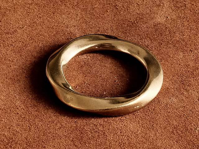 Gold ... ring 33mm ( Mini ) brass parts brass custom parts key holder key ring two -ply can leather craft wheel ..