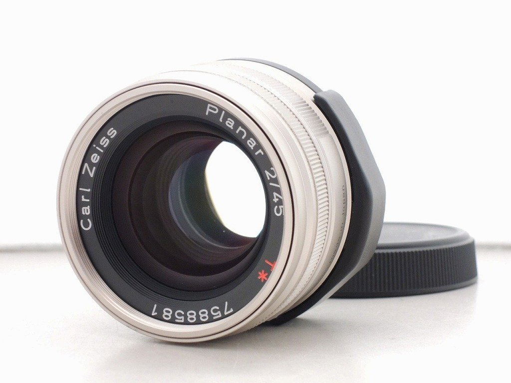 ト送料込 CONTAX コンタックス G用 Planar 45mm F2 T* (Carl Zeiss