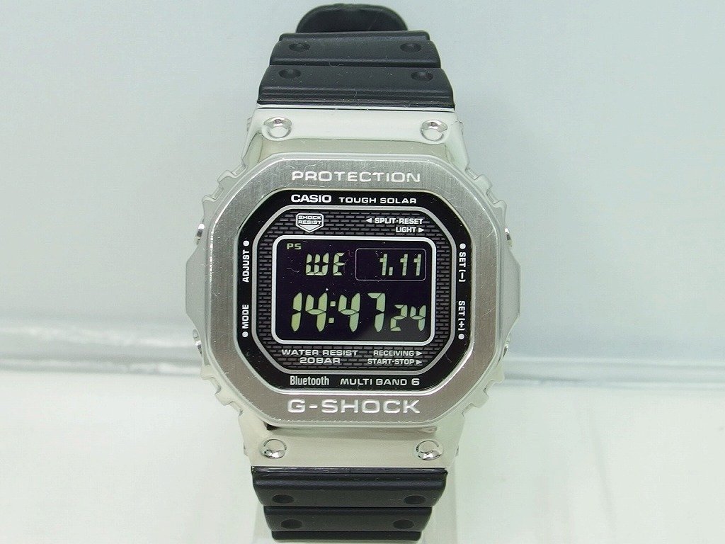 カシオ CASIO G-SHOCK ジーショック 腕時計 デジタル ブラック 黒 シルバー色 GMW-B5000-1JF 2