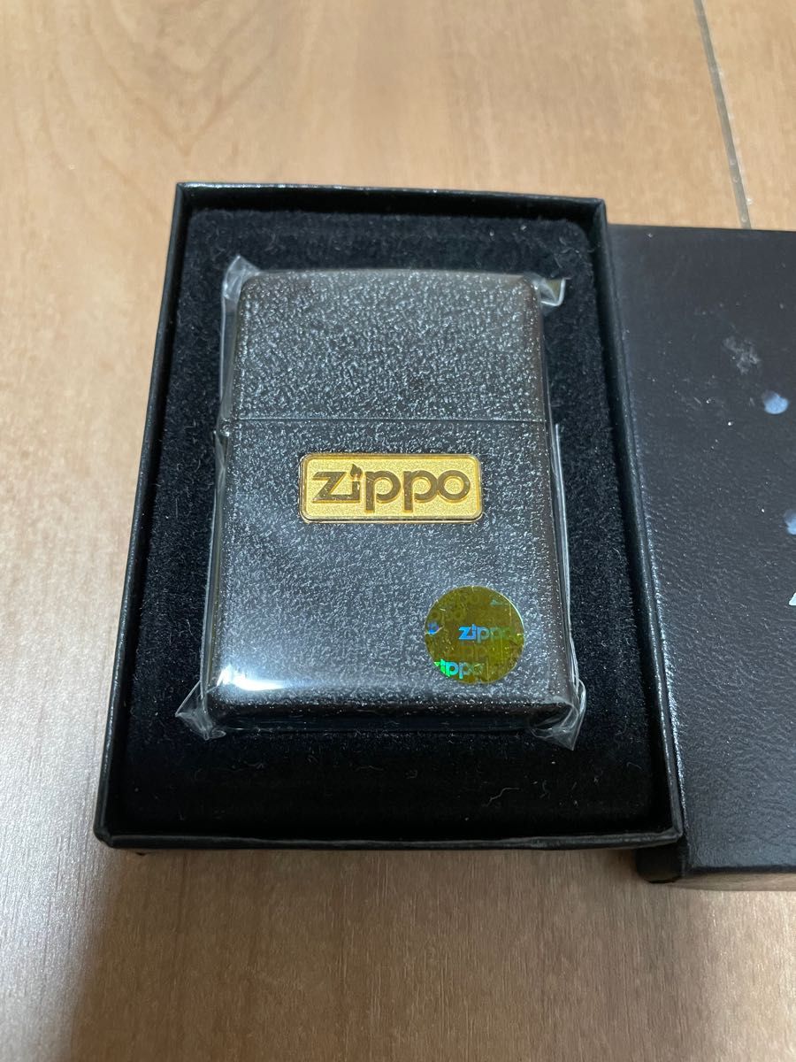 zippo ブラッククラックル ZIPPO ロゴ 2007