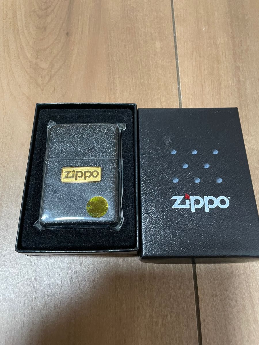 zippo ブラッククラックル ZIPPO ロゴ 2007