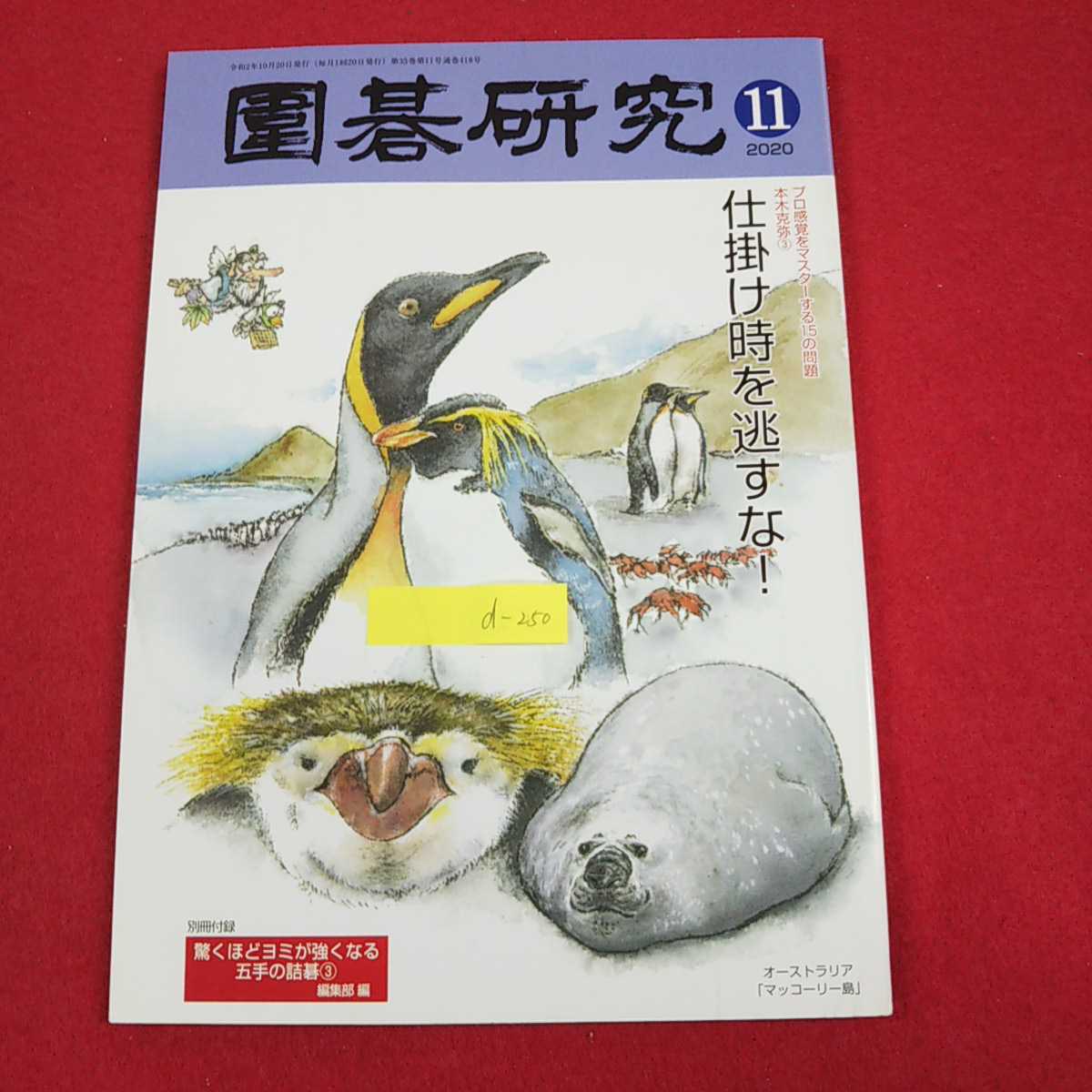 特別セール品 d-250 圍碁研究11 特集1流行布石 とっておき作戦 日本