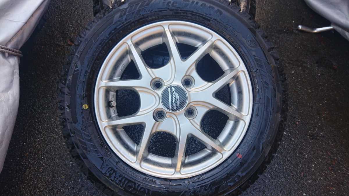 スタッドレスタイヤ アルミホイール セット 軽自動車 155/65R13 ヨコハマ アイスガード iG60 2019年製_画像4