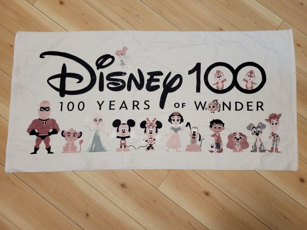 ディズニー 100周年 レア非売品 バスタオル