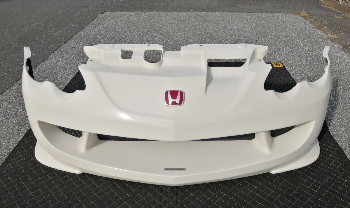 HONDA INTEGRA TYPE R Integra type R DC5 previous term Mugen front bumper Champion white out of print hard-to-find super-beauty goods 