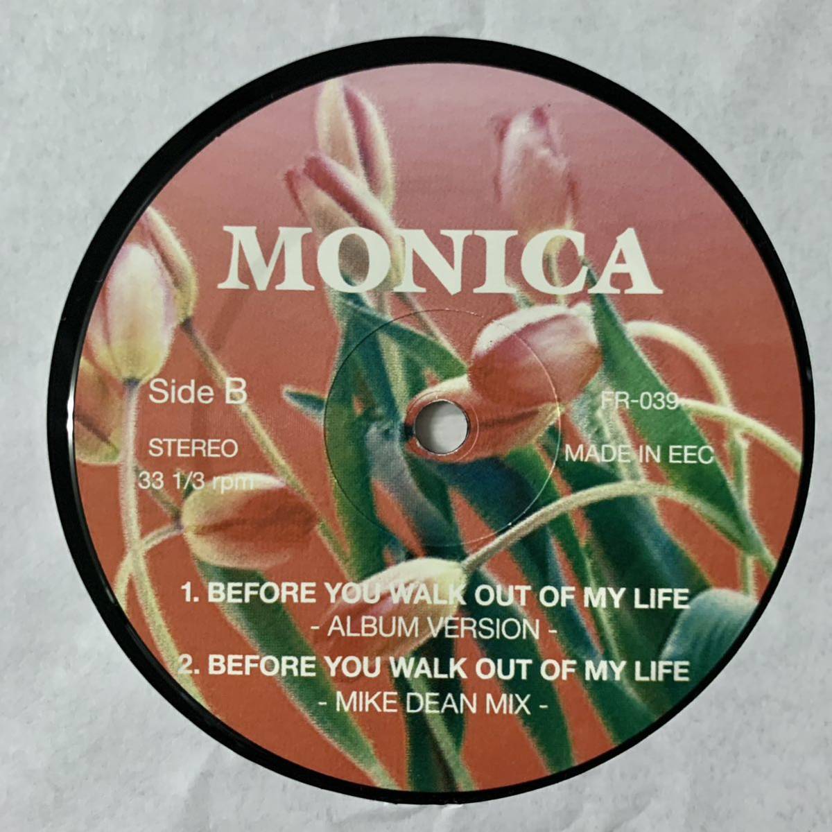 Monica / BEFORE YOU WALK OUT OF MY LIFE // remix 12” + special remix 12”（おまけ）PETE ROCK_画像6