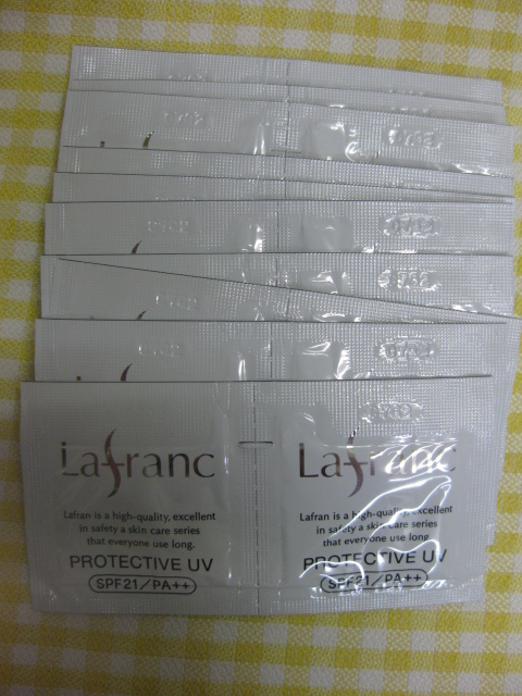 新品！ Lafranc ラフラン プロテクティブ UV 日やけ止め 化粧下地 2袋×10枚_画像1