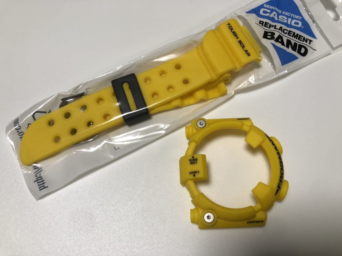 ※最終出品　CASIO G-SHOCK GF-8250-9 FROGMAN ベルベゼ ベゼル バンド bezel イエロー yellow GF-8250-9JF