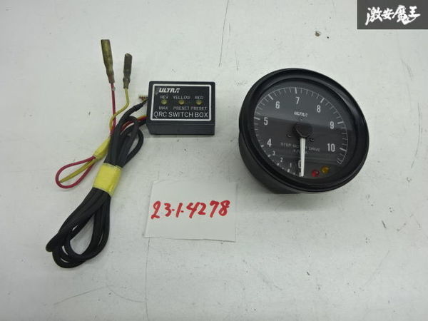  Nagai electron ULTRA STEP MOTOR DRIVE tachometer rotation number total electronic 80φ switch box attaching actual work car remove stock have all-purpose goods immediate payment shelves 4-1-A