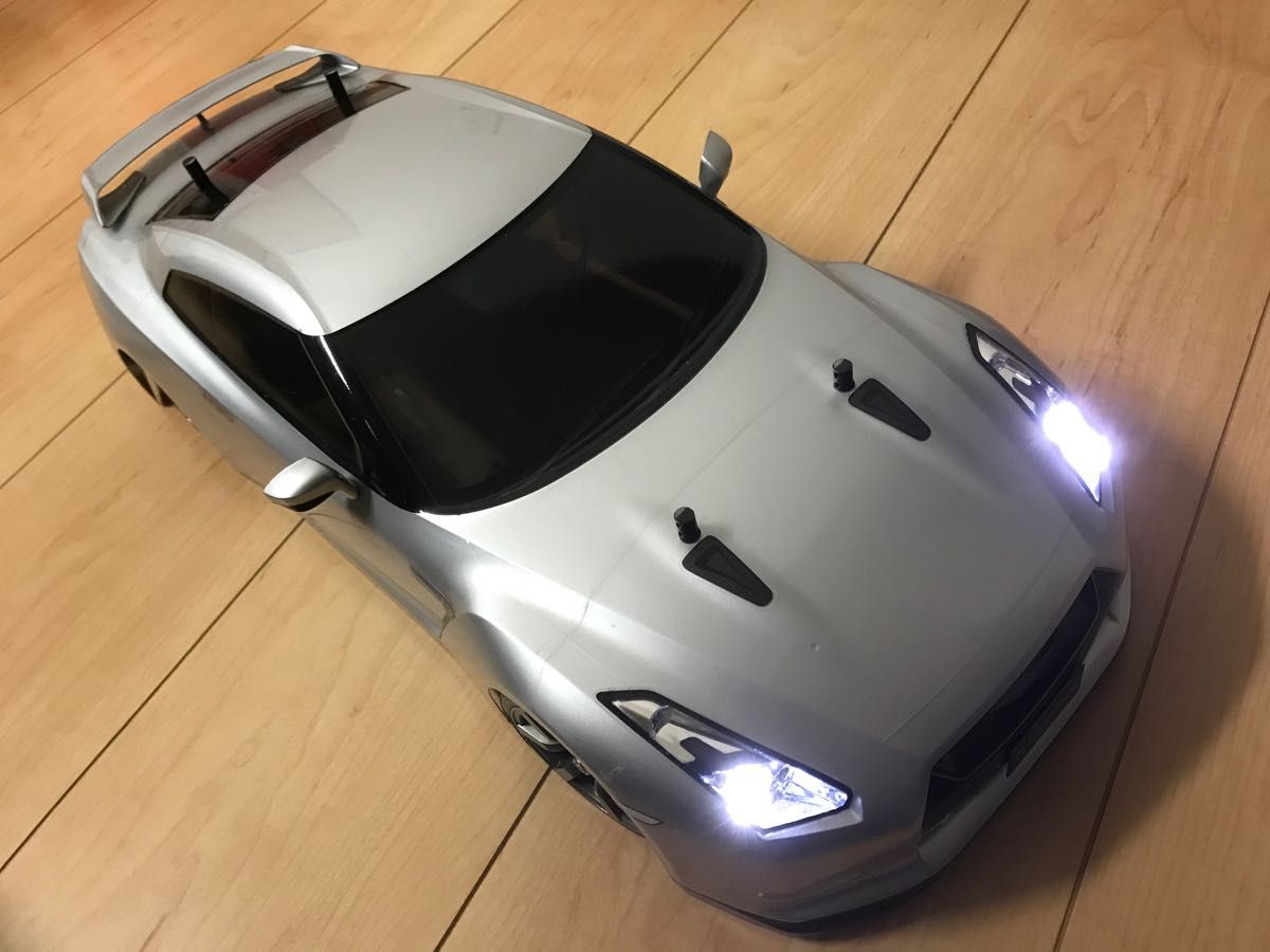 LEDライトユニット付き 】タミヤ TT-01・TT-02シャーシ用 日産 LEDライトユニット付き 】タミヤ TT-01・TT-02シャーシ用 日産