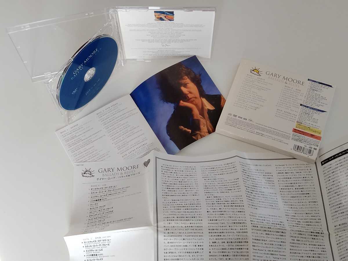 【限定DVD付】Gary Moore / Ballads & Blues SPECIAL EDITION スリーブケース入り帯付CD/DVD TOCP71087 2011年人間国宝追悼盤,シュリンク付_画像4