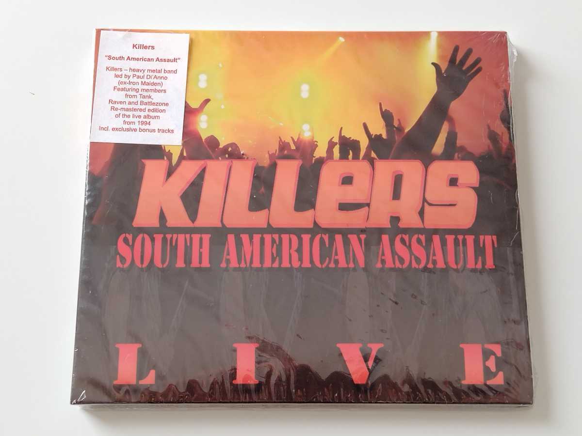 【未開封商品/IRON MAIDEN/Paul Di'Anno】KILLERS / SOUTH AMERICAN ASSAULT LIVE CD MASSCD1479DG 貴重ボートラ5曲追加13年POLAND盤
