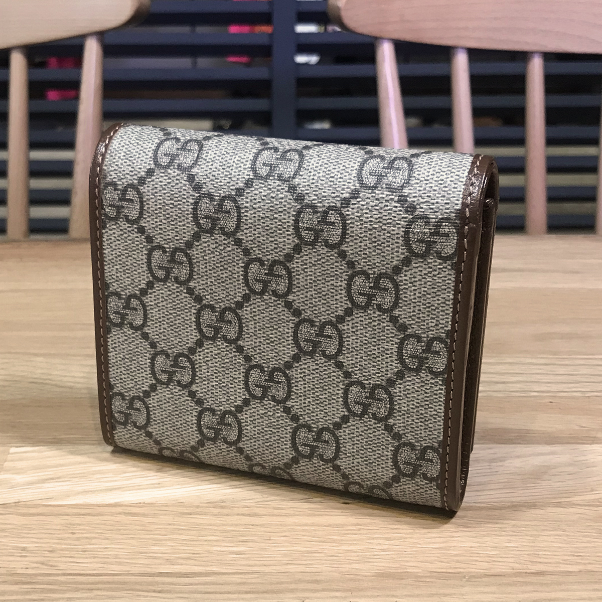 新品未使用】グッチ ホースビット GGスプリーム 1955 コンパクト財布
