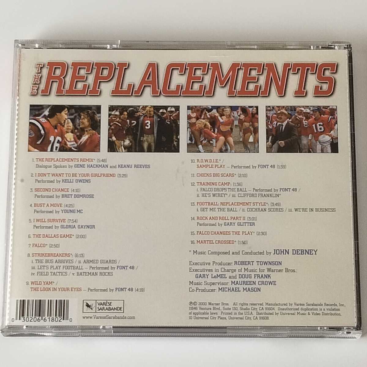 【輸入盤サントラCD】THE REPLACEMENTS オリジナル・サウンドトラック (3020661802) リプレイスメント キアヌ・リーブス_画像2