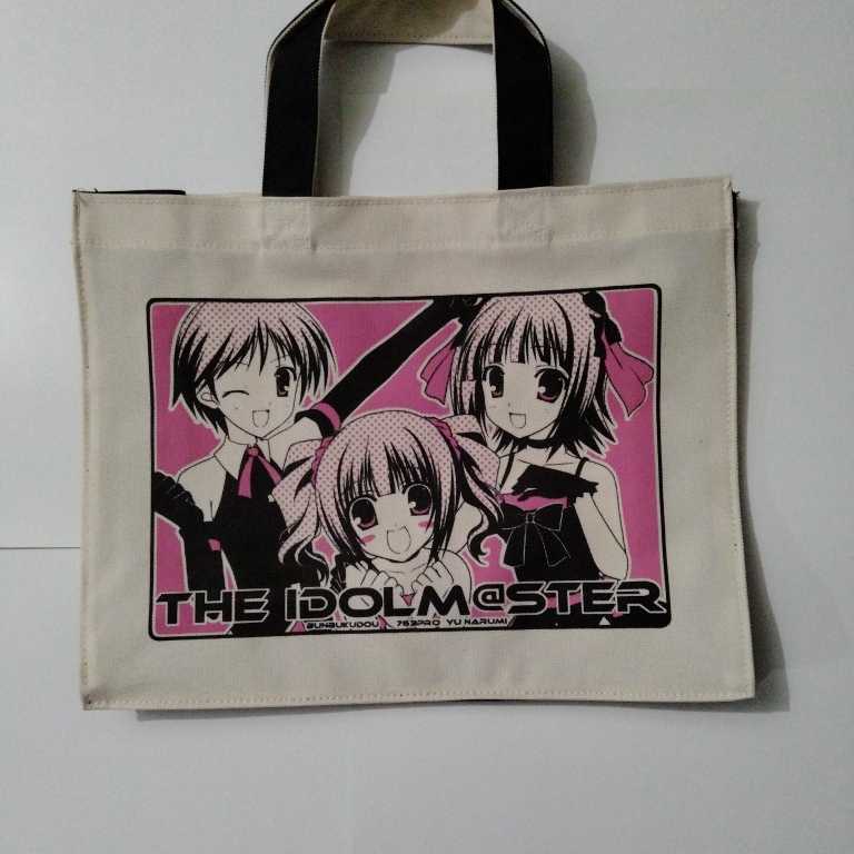 アイドルマスター Ａ４サイズ 厚布製 トートバッグ 未使用品 ぶんぶく堂 鳴海ゆう なるみゆう 25×32×10cm イベントの同人誌買い回りに_画像1