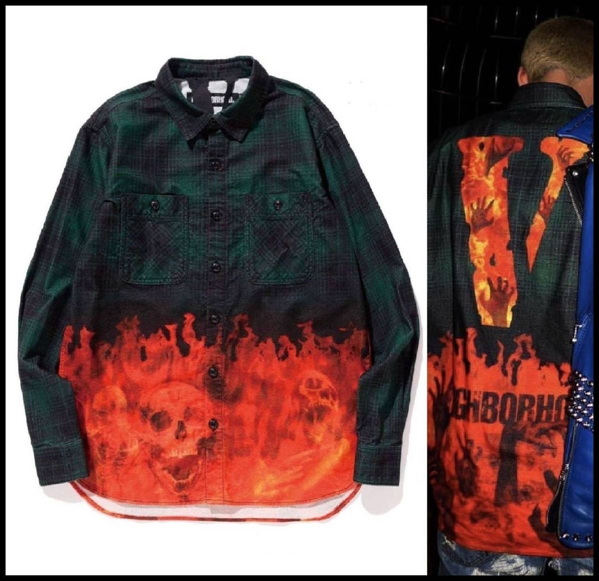 濃いピンク系統 NEIGHBORHOOD VLONE LUMBERS シャツ - 通販 - www