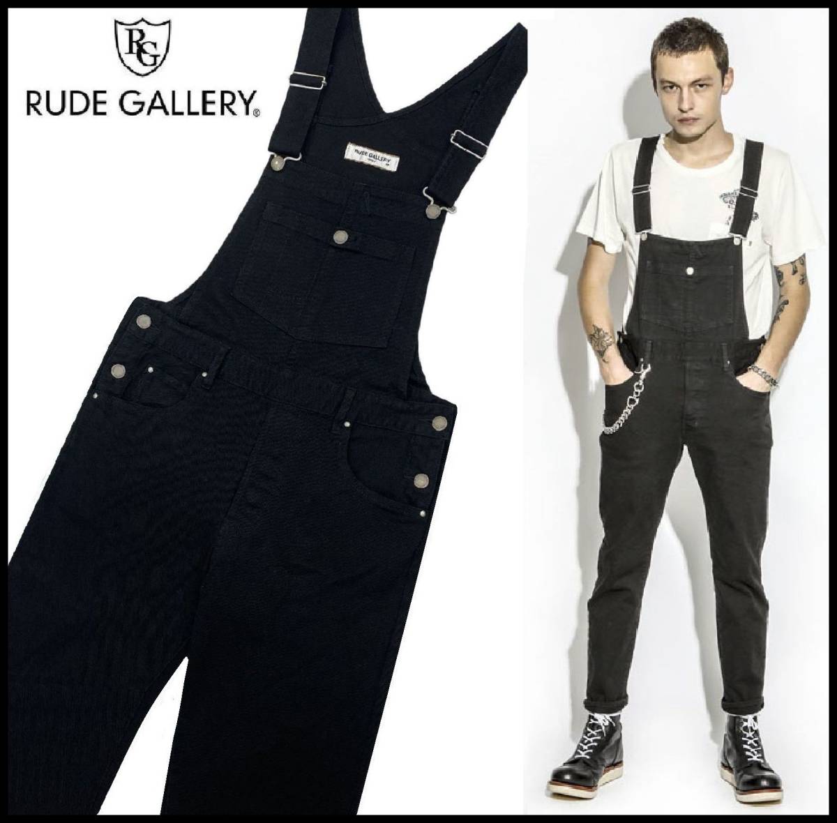 Yahoo!オークション - RUDE GALLERY ルードギャラリー OVERALLS Yahoo!オークション - RUDE GALLERY ルードギャラリー OVERALLS