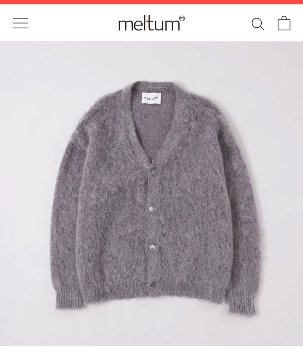 meltum　MOHAIR CARDIGAN モヘアカーディガン