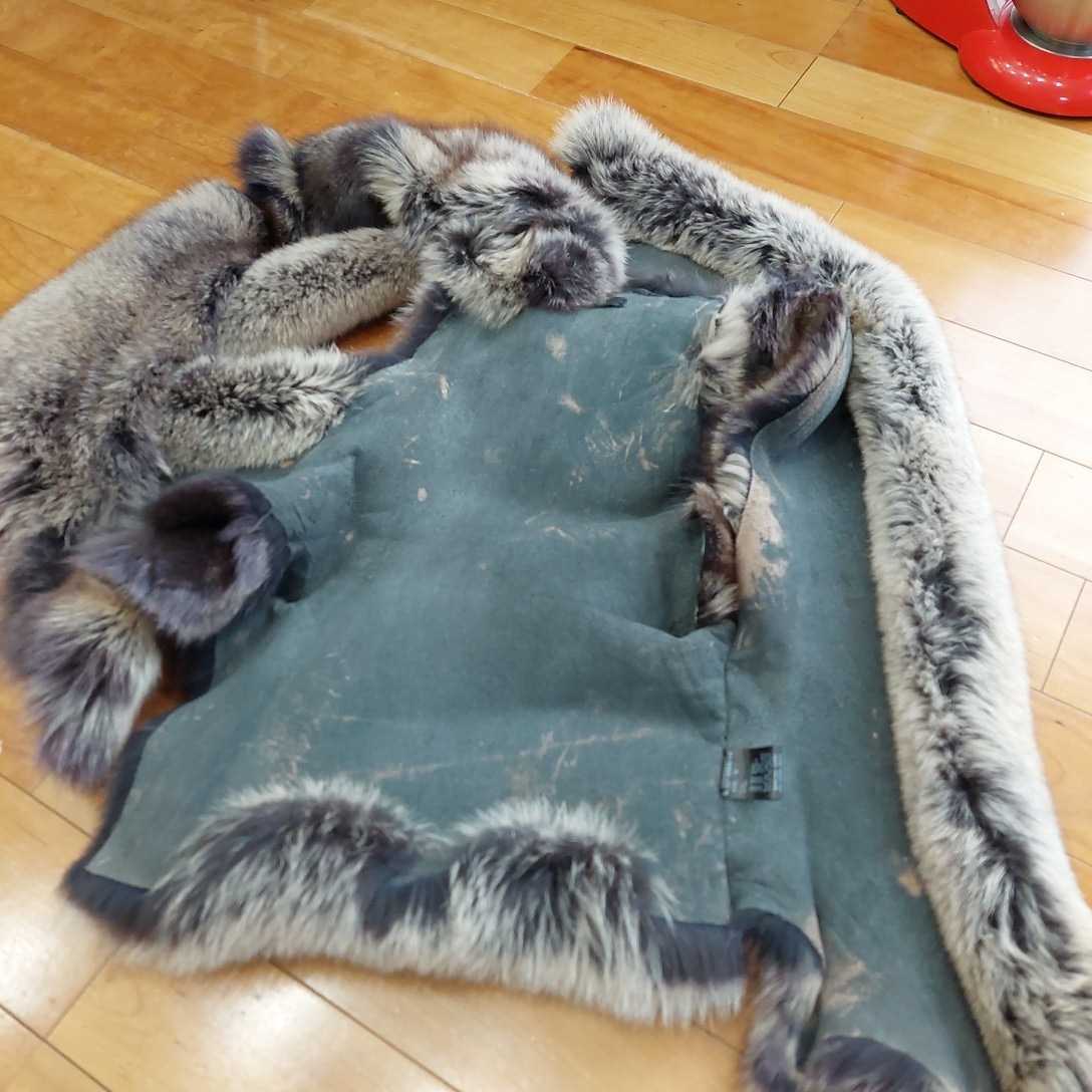 Ifsixwasnine GILLET-SHADOW MINI フォックスファー リアルファー ジレ
